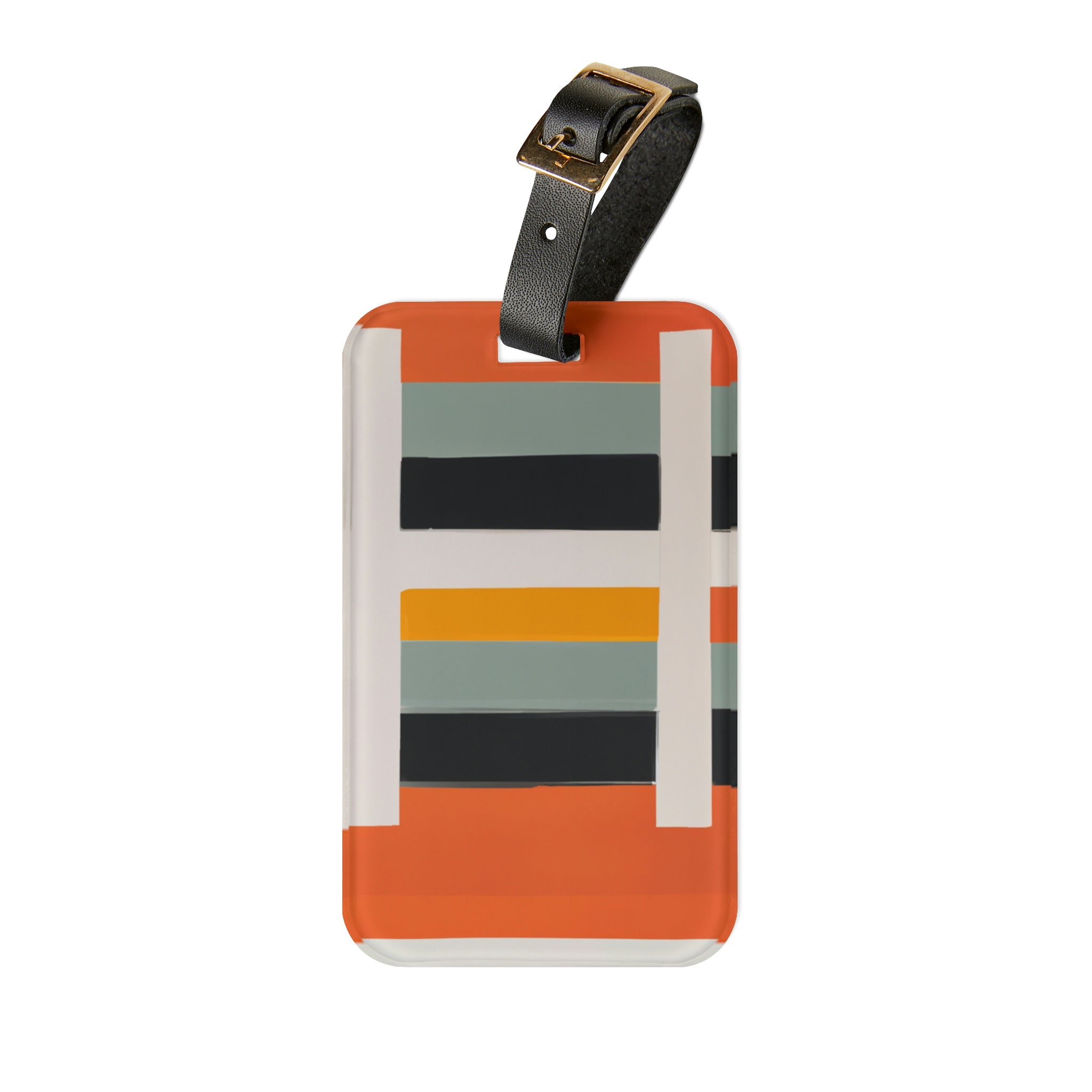 Iris Dalston - Mid-Century Modern Design Printed on a Custom Luggage Tag