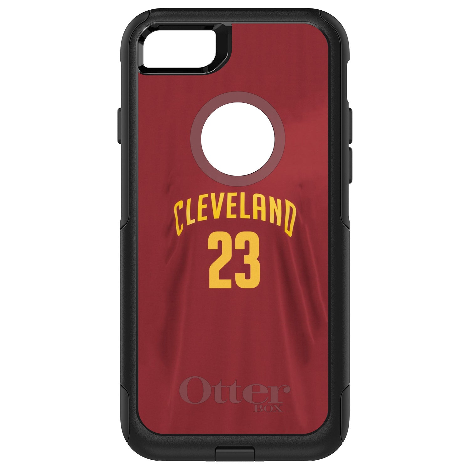 DistinctInk鈩 OtterBox Commuter Series Case for Apple iPhone or Samsung Galaxy - Cleveland 23 Jersey