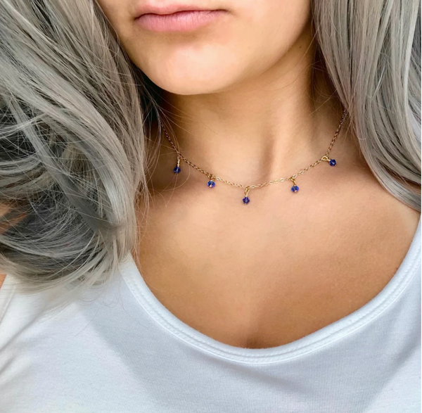 ice crystal choker necklace