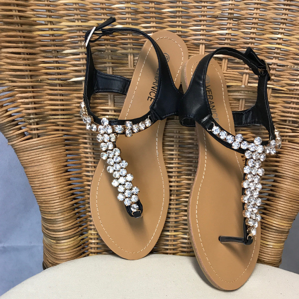 embellished flip flops uk