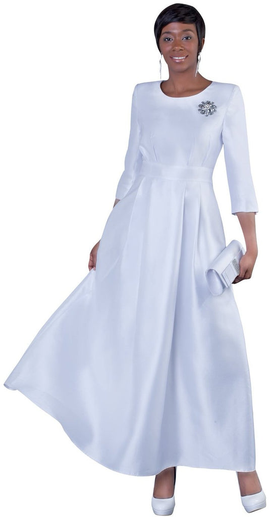 long white dresses and suits for church attire