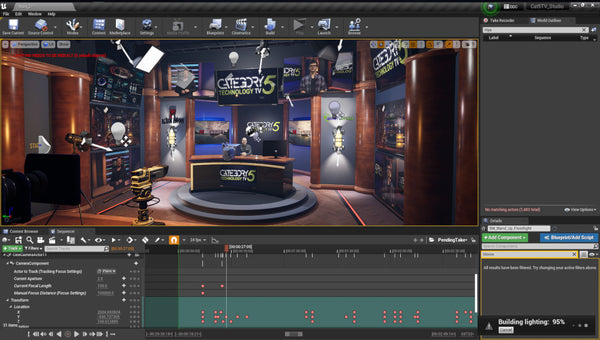 Unreal Engine Production Software at Category5 Technology TV