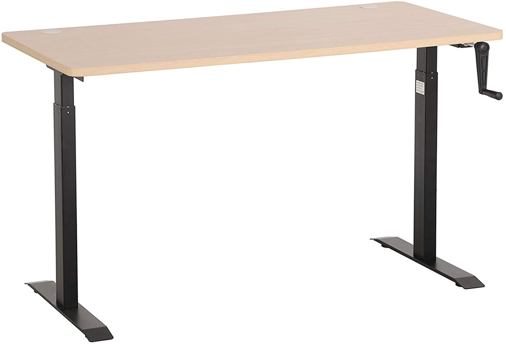 UNICOO – Premium Quality Crank Stand Up Desk Frame with Double Beam He