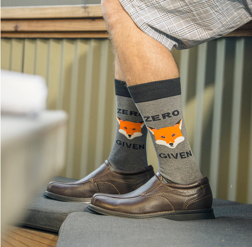 Funny Socks Printed with Men's Feet Covered in Rocks