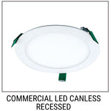 COMMERCIAL LED CANLESS RECESSED