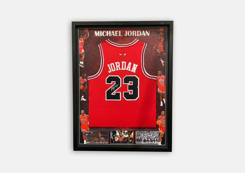 jordan autographed jersey