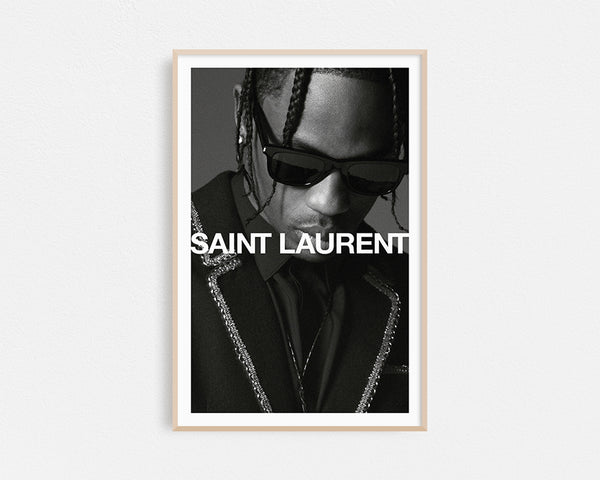 Asap Rocky Dior Art – Poster - Canvas Print - Wooden Hanging Scroll Frame -  Royal Decor Home