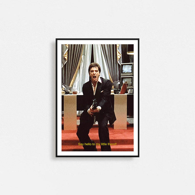 scarface poster metal picture frame