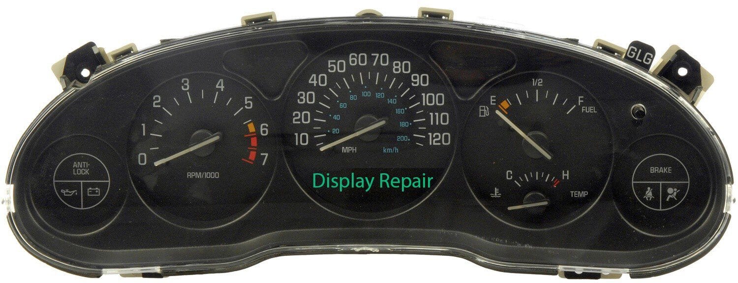 1997-2004 Buick Century / Regal Instrument Panel Display Repair Service