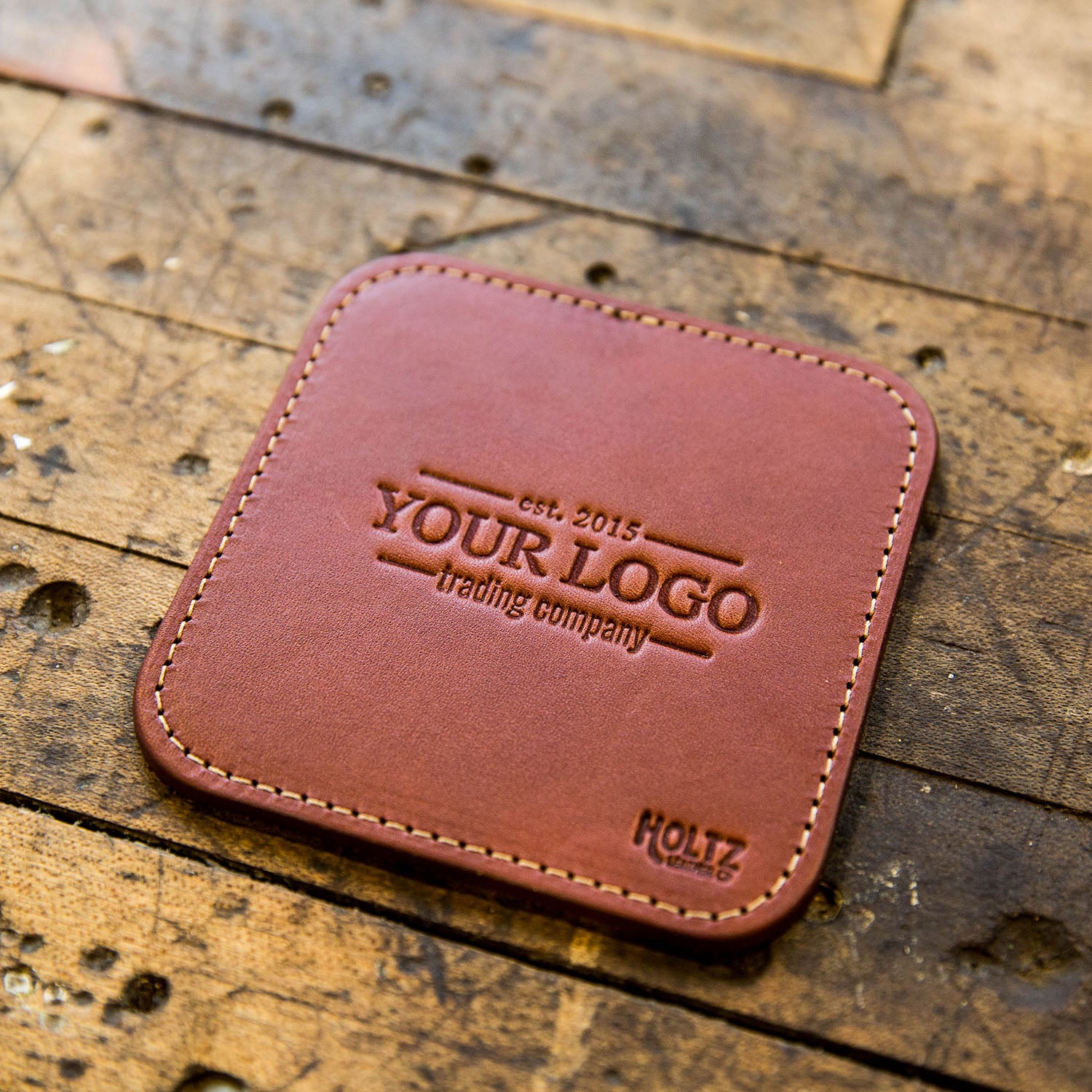 Your Logo + Our Leather - The Producer – Personalized Fine Leather Lan -  Holtz Leather
