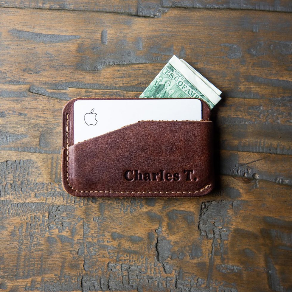 Leather Long Wallet [Personalized] [Handmade]