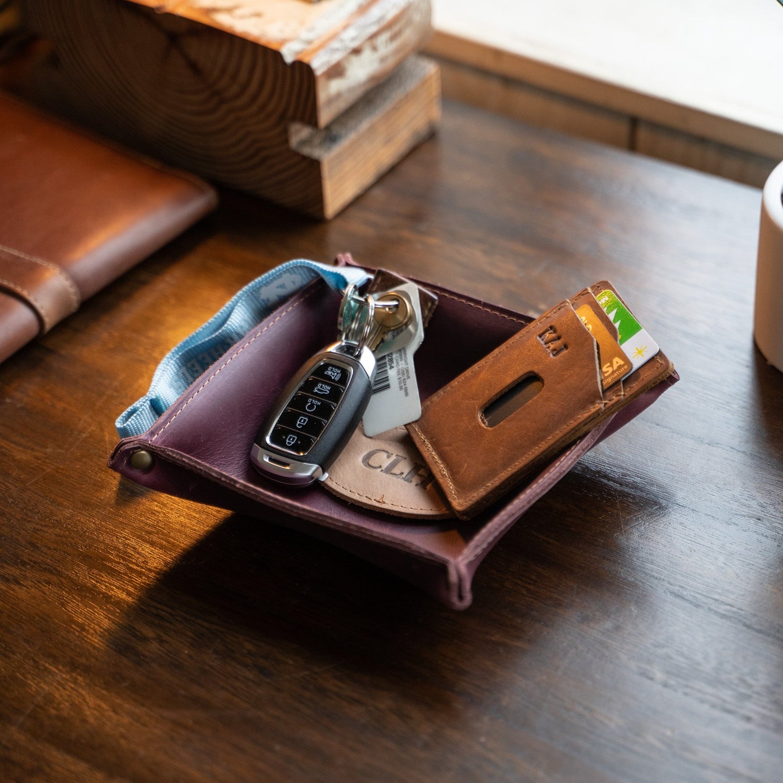 Mahogany Desk Caddy - Monticello Shop