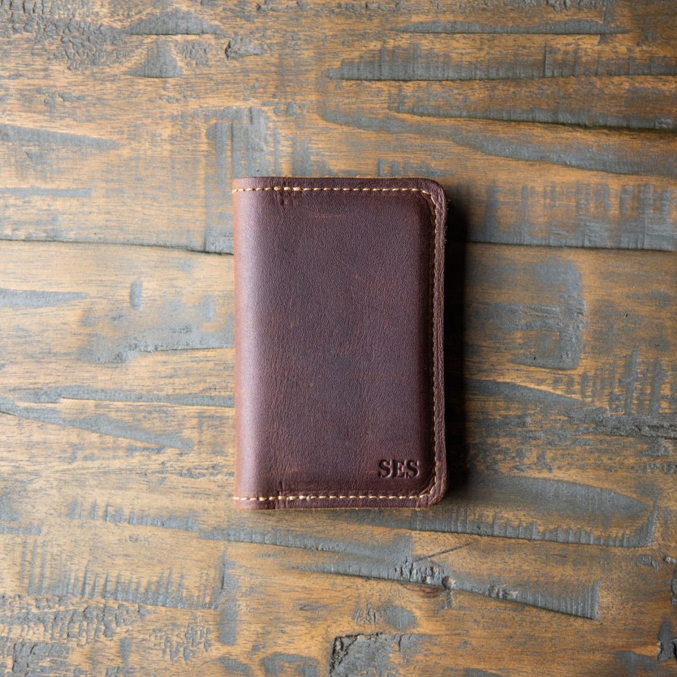 The Vincent Fine Leather Business Holder Wallet BiFold Holtz Leather