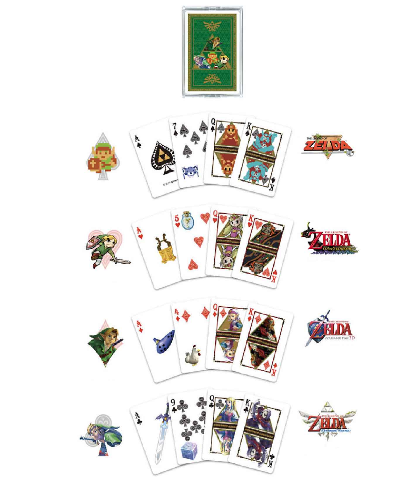 zelda playing cards