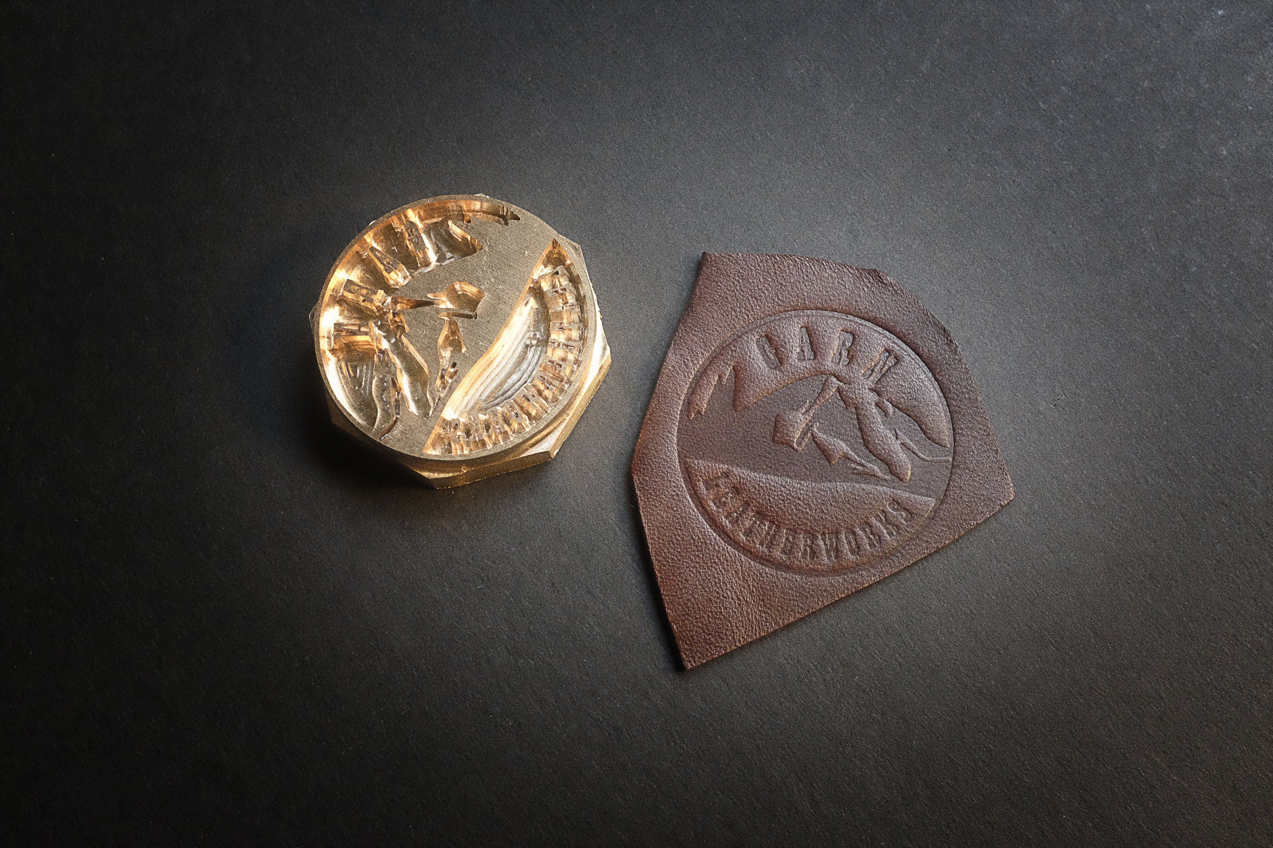 order custom-made stamps for your leather projects on am-leathercraft.com