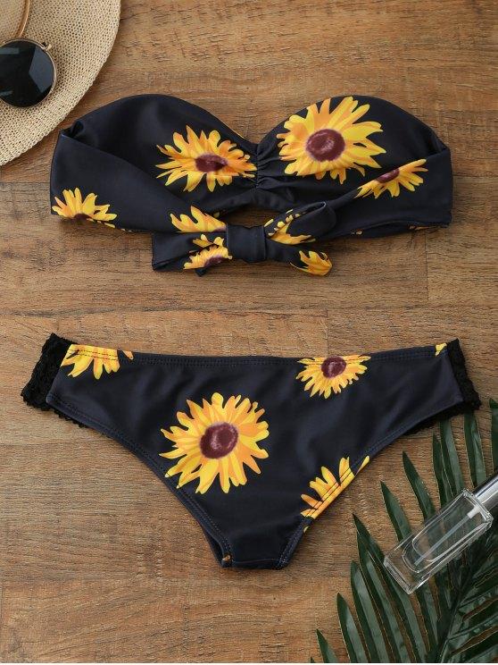 Sunflower Push Up Bandeau Bikini – Fray