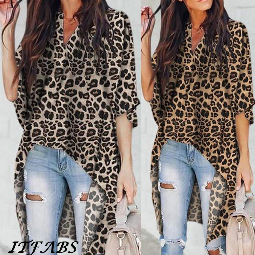 Catalina - Leopard HiLo Blouse – Fray