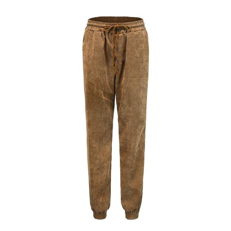 Jayla - High Waist Drawstring Corduroy Harem Pants – Fray