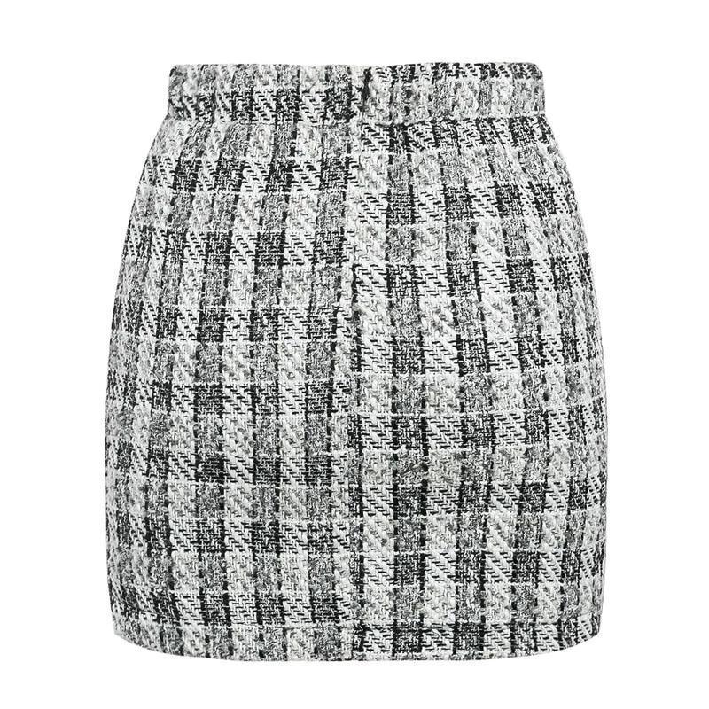 Madelyn - Matching Plaid Tweed Blazer & Skirt – Fray