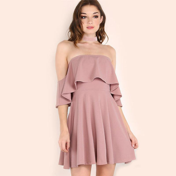 Keira - Ruffle Fold Dress – Fray