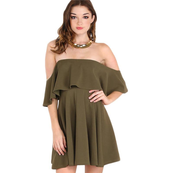 Keira - Ruffle Fold Dress – Fray