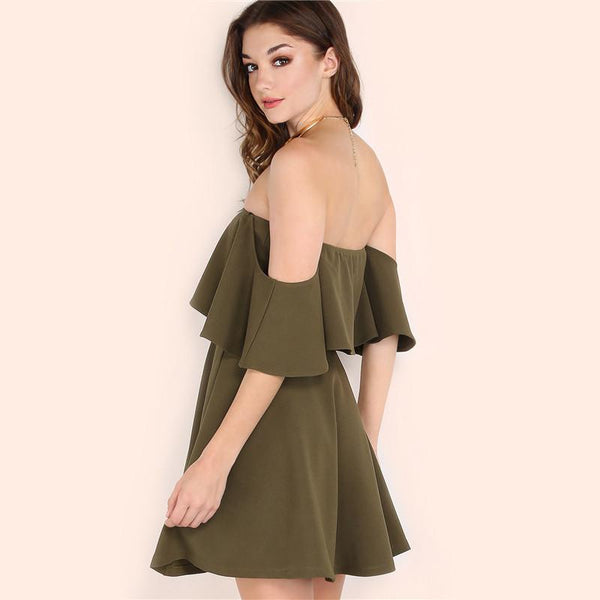 Keira - Ruffle Fold Dress – Fray