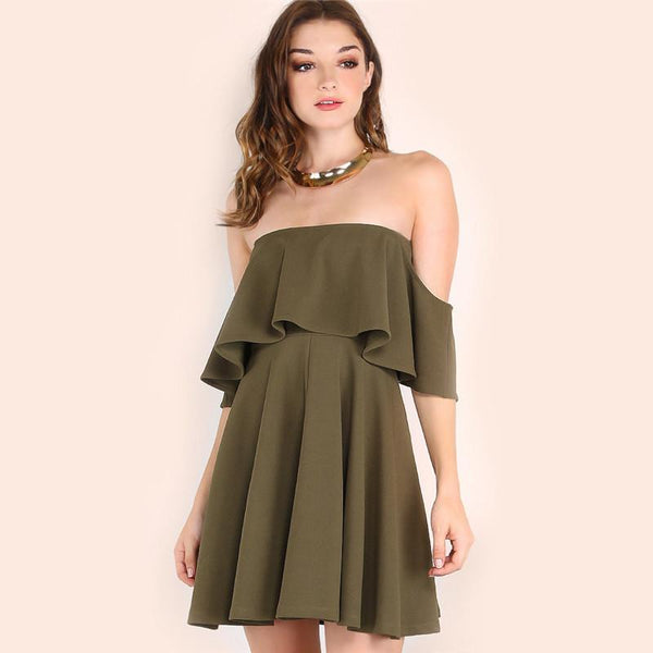 Keira - Ruffle Fold Dress – Fray