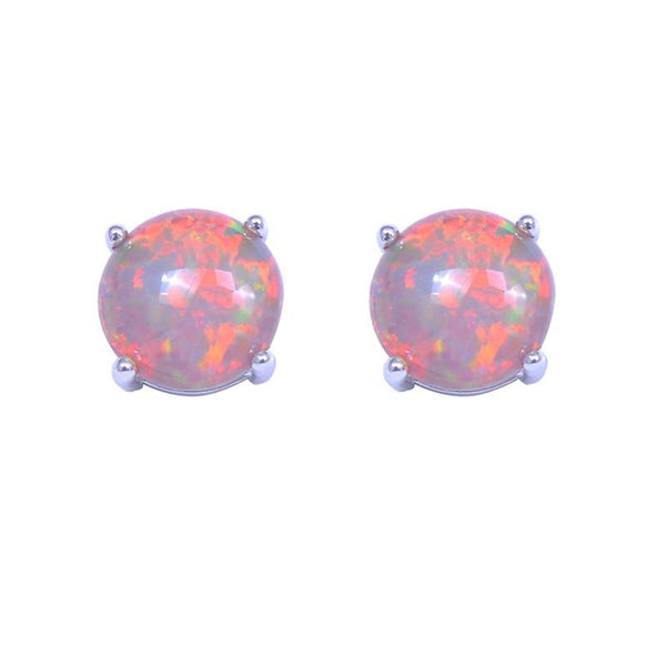 Timeless Fire Opal Earrings - 925 Sterling Silver – Fray