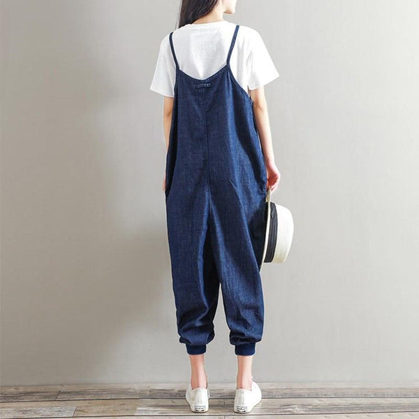 Jesse - Loose Fit Oversized Harem Overalls – Fray