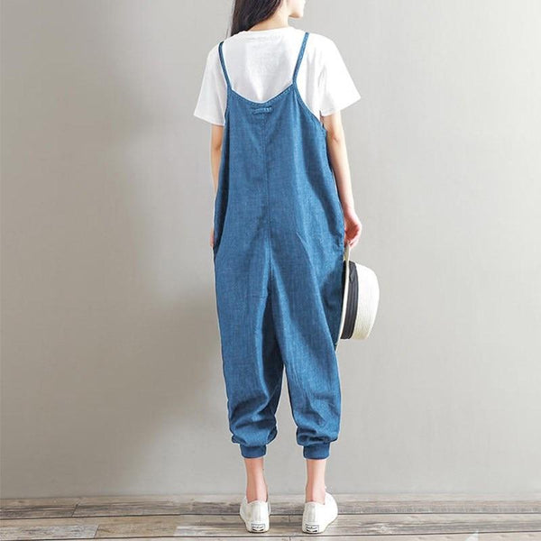 Jesse - Loose Fit Oversized Harem Overalls – Fray