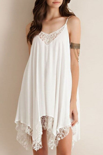 Pixi White Lace Sundress Fray