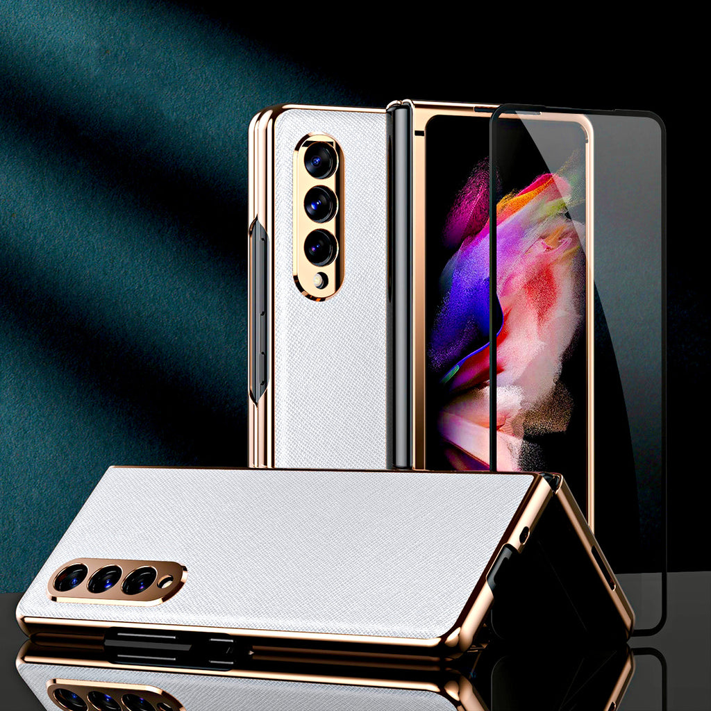 Samsung Galaxy Z Fold 5 Exclusive Handcrafted Gold Plated Case Cover –  Season Made