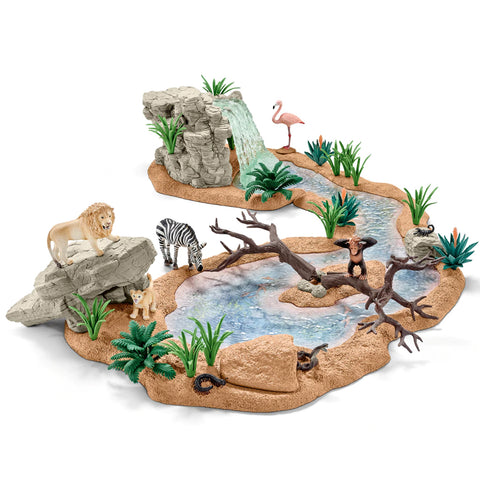 Schleich Big Adventure at the Waterfall 42321 Schleich Retired 2019 Schleich Retiring 2019