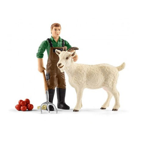 Schleich Farmer and Goat 42375 Schleich Retired 2019 Schleich Retiring 2019