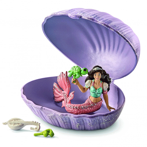 Schleich 70562 Mermaid with Baby Turtle in Shell New Release 2018