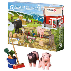 Exclusive Piglets and Feed Set  Schleich 97052  Introduced: 2015; Retired: 2015  Advent Calendar - Race at the Farm