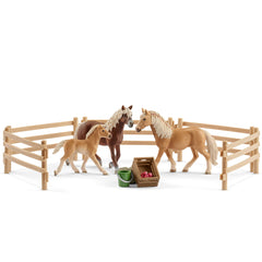 Limited Edition Haflinger family in the meadow  Schleich 72131