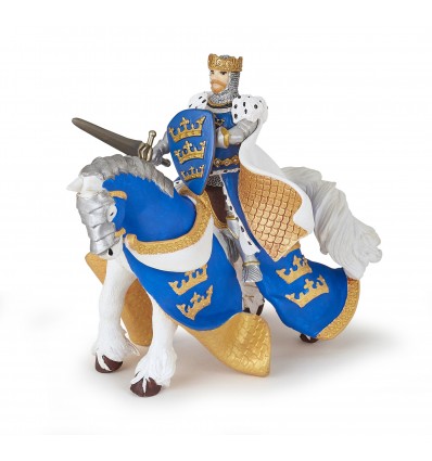 Papo Blue King Arthur horse 39952   