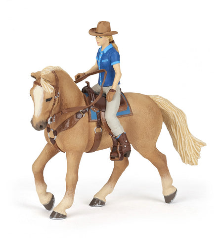 Papo Wild West Horse and Rider 51566      