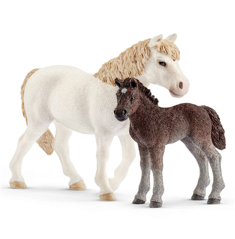 Schleich 42423 Pony Mare and Foal