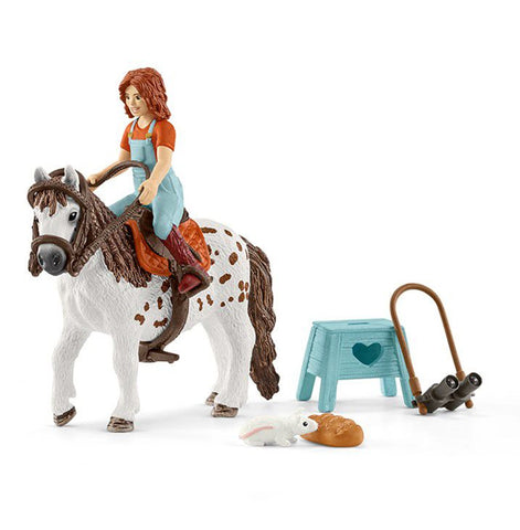 Schleich 42435 Little Girl with Pony