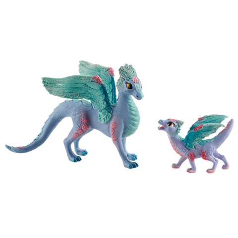 Schleich Flower Dragon and young #70592 