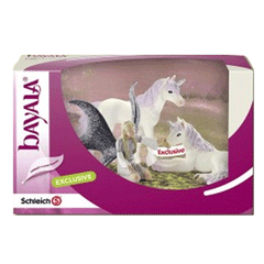 Schleich Lindariel and Unicorn Foals Scenery Pack  Schleich 41380  Introduced: ; Retired:   Special Edition Unicorn Foal Standing and Lindariel with unicorn foal 70424