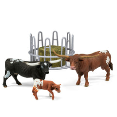 Special Edition Texas Longhorn Family on the pasture  Schleich 72112
