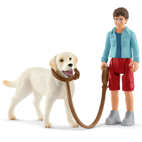 Schleich Walking with Labrador Retriever  Schleich 42478  Release Date January 2019 Schleich 2019