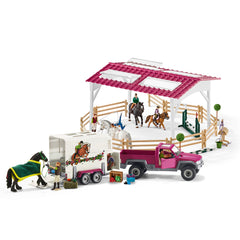 Special Edition Riding school with pick-up and horse box  Schleich 42403