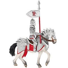 Special Edition Griffon Knight Red on Horse with Lance  Schleich 72034  Introduced: 2014;  Retired: 2015