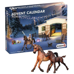 exclusive Arabian Mare and Arabian Foal  Schleich 97020  Introduced: 2014; Retired: 2014  From the Horse Advent Calendar 2014