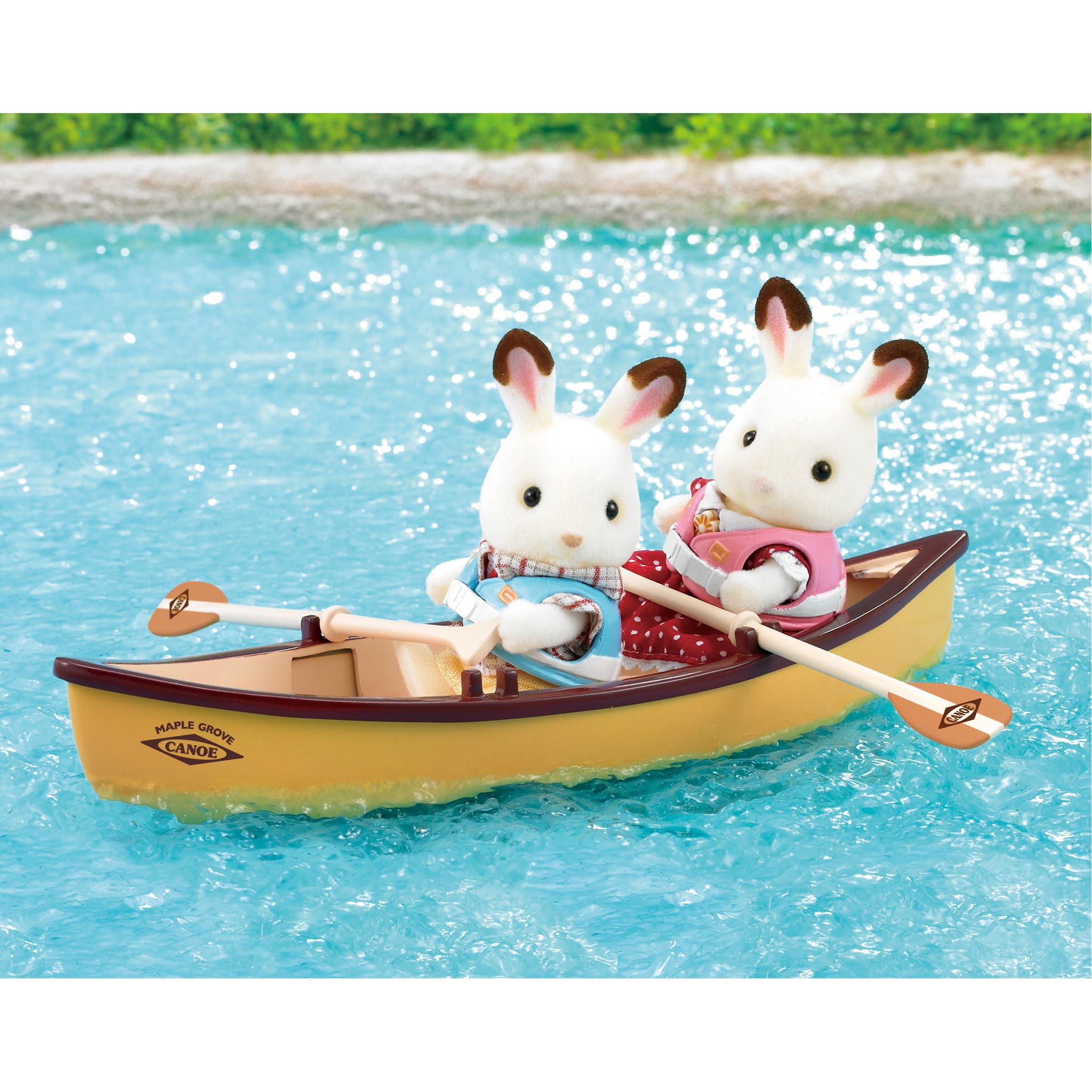 sylvanian families canoe set