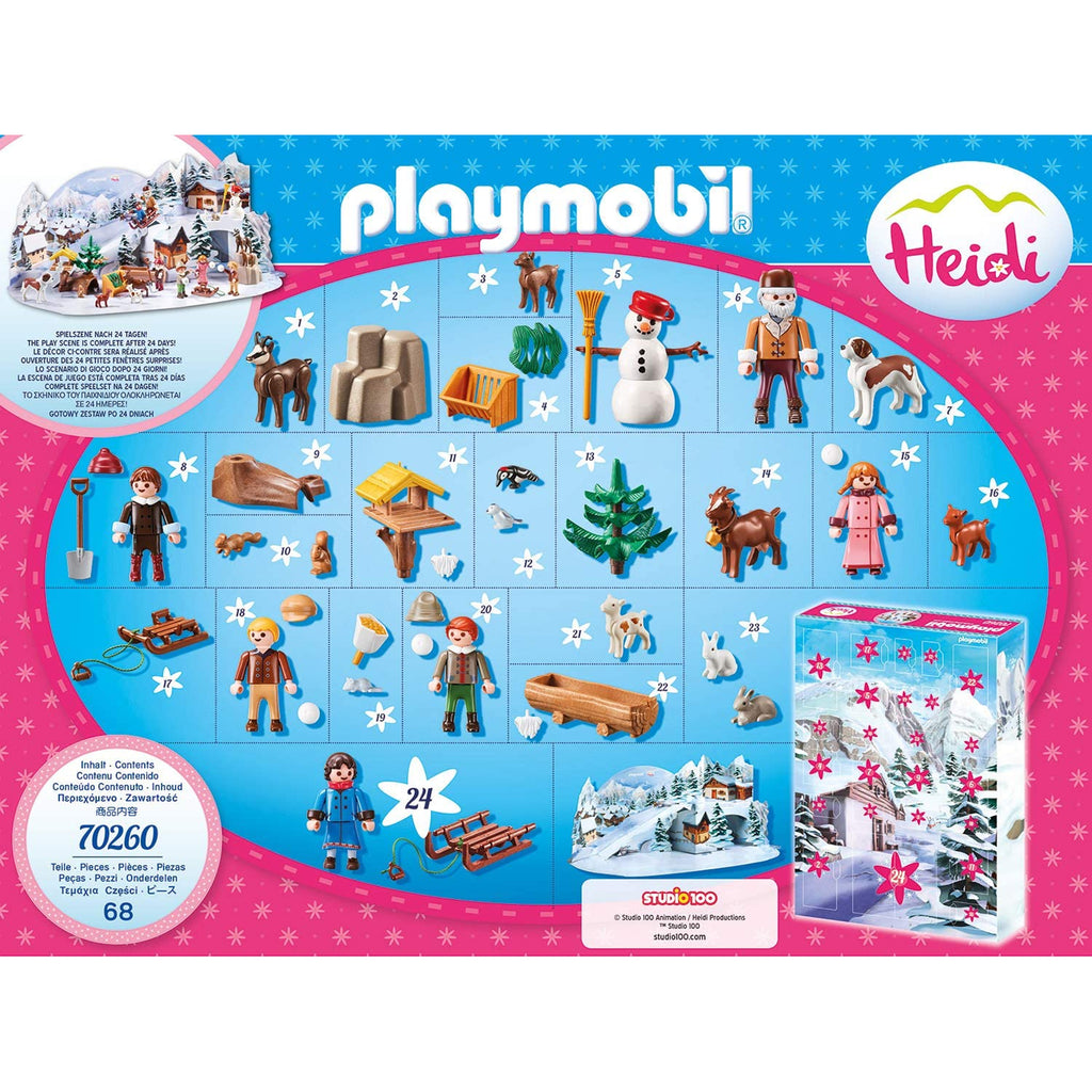 Playmobil Heidi's Winter World Advent Calendar Animal Kingdoms Toy Store